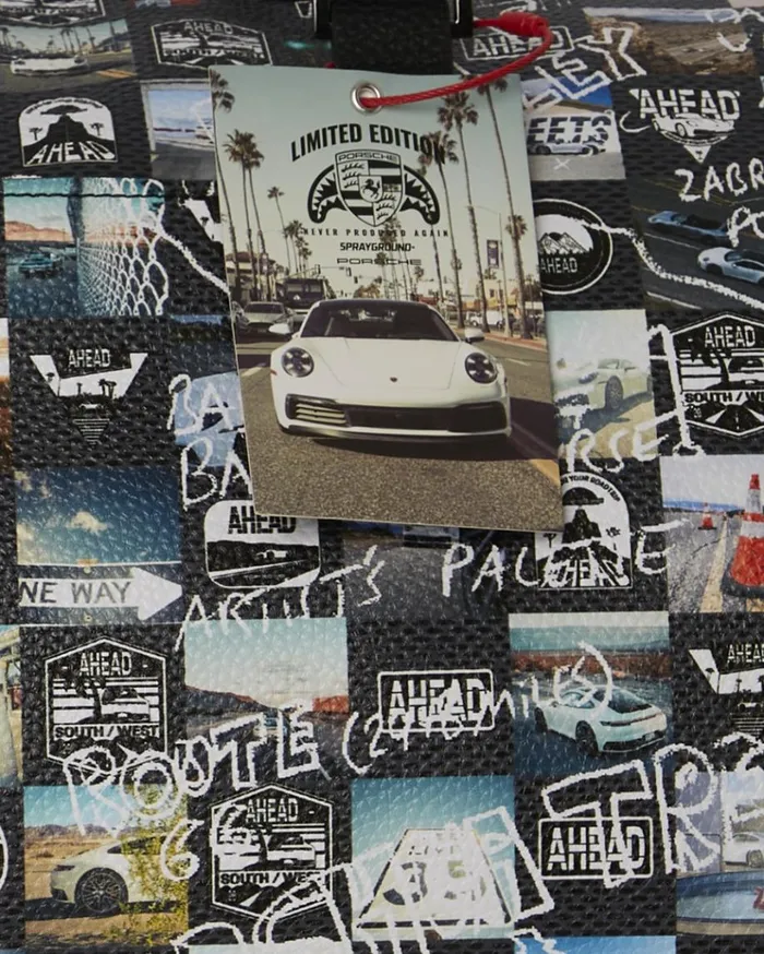 SPRAYGROUND PORSCHE AHEAD COLLAB DUFFLE 8211 LIMITED EDITION Bags