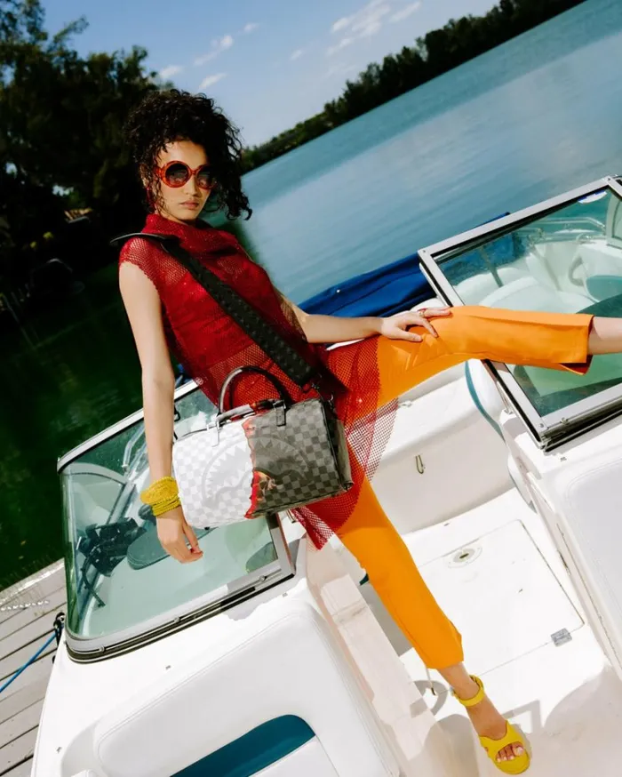 SPRAYGROUND RING OF FIRE MINI DUFFLE Bags
