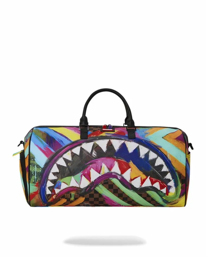 SPRAYGROUND SHARKS IN PARIS CITY STREAKS DUFFLE Bags