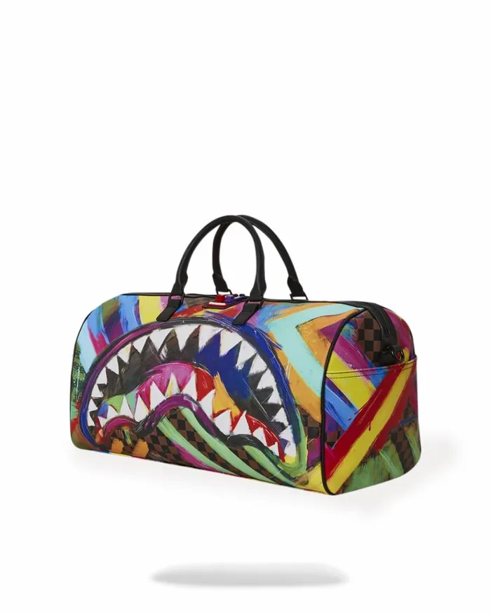 SPRAYGROUND SHARKS IN PARIS CITY STREAKS DUFFLE Bags