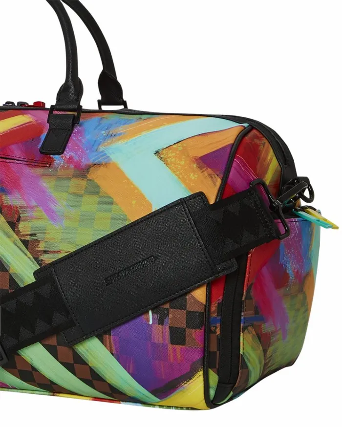 SPRAYGROUND SHARKS IN PARIS CITY STREAKS DUFFLE Bags