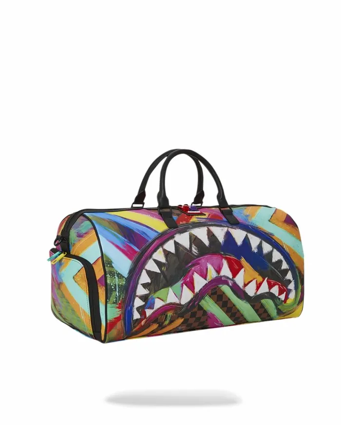 SPRAYGROUND SHARKS IN PARIS CITY STREAKS DUFFLE Bags