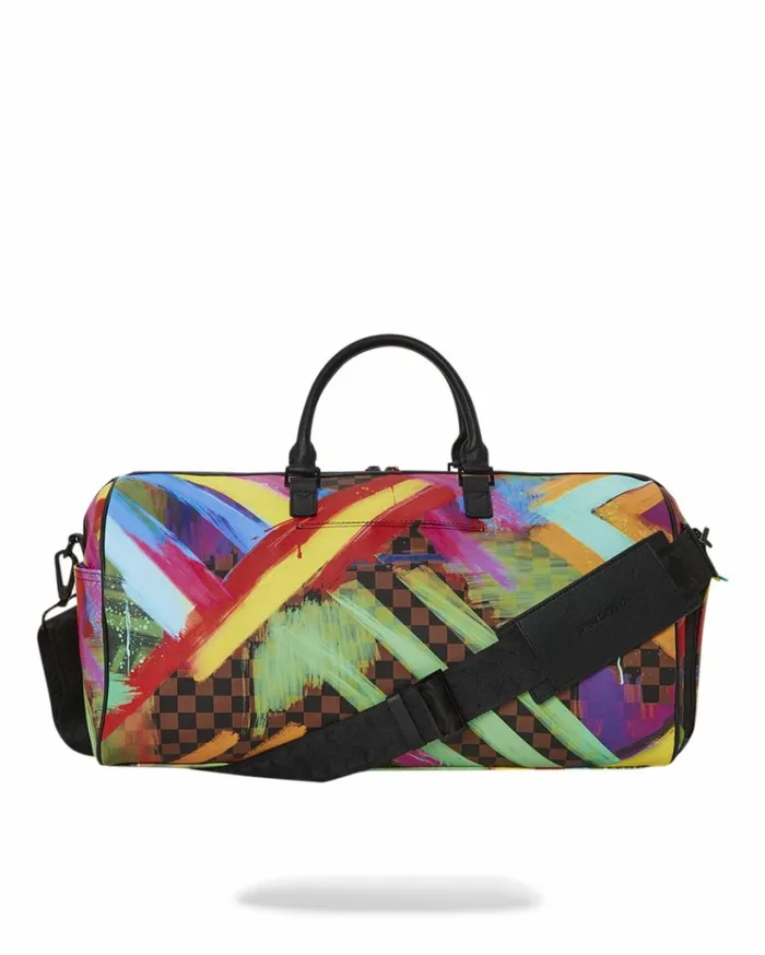 SPRAYGROUND SHARKS IN PARIS CITY STREAKS DUFFLE Bags