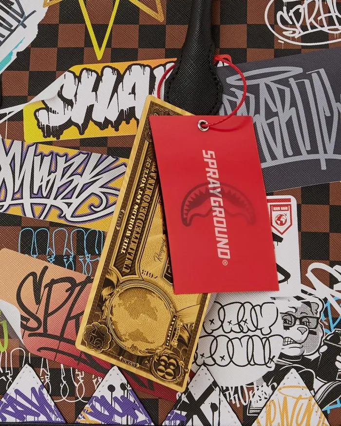 SPRAYGROUND SHARKS IN PARIS THE RIZZ PALACE HANDBAG Bags