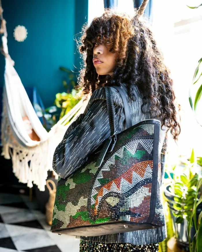 SPRAYGROUND TRINITY CAMO TOTE Bags