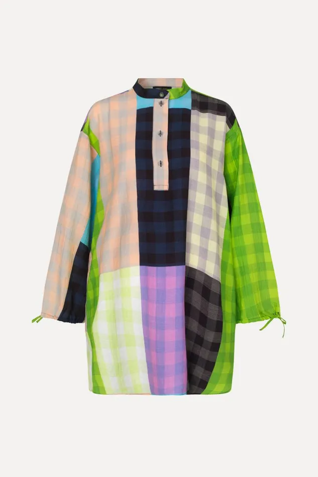 Stine Goya Dresses Neva Dress 8211 Check 8211 Women