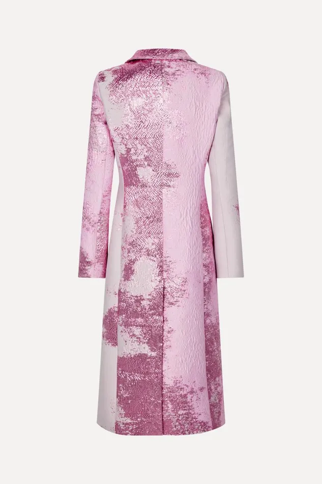 Stine Goya Outerwear SGAneta Coat 8211 Impressionist Wild Rose Bloom 8211 Women