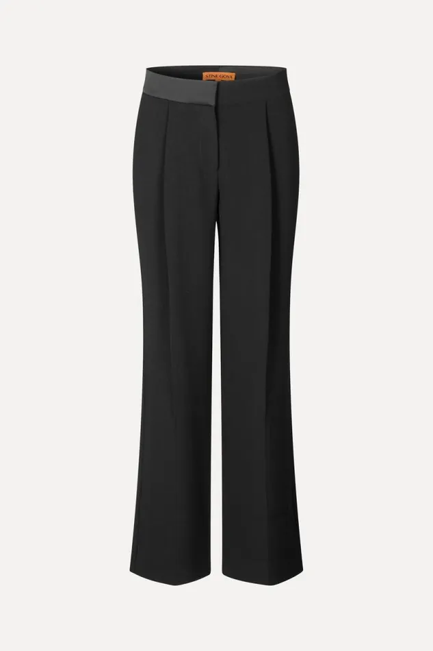 Stine Goya Pants SGAsha Pants 8211 Jet Black 8211 Women