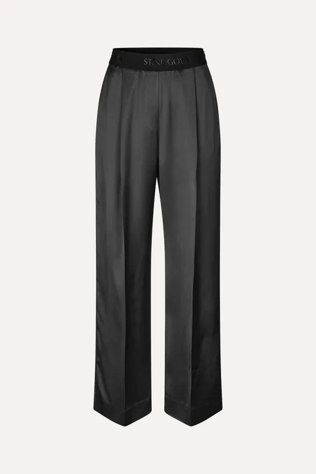 Stine Goya Pants SGCiara Pants 8211 Jet Black 8211 Women