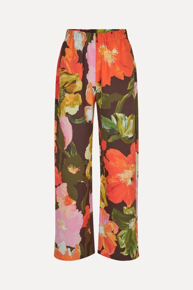 Stine Goya Pants SGFatou Pants 8211 Summer Night Poppies 8211 Women