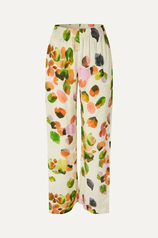 Stine Goya Pants SGFatou Pants 8211 Watercolor Buds 8211 Women