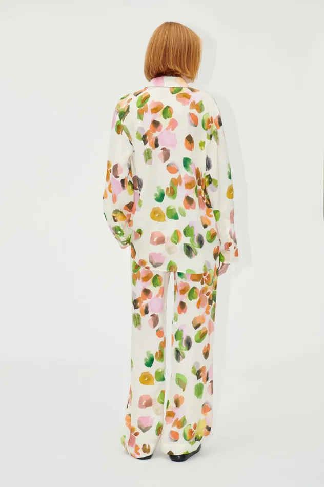 Stine Goya Pants SGFatou Pants 8211 Watercolor Buds 8211 Women
