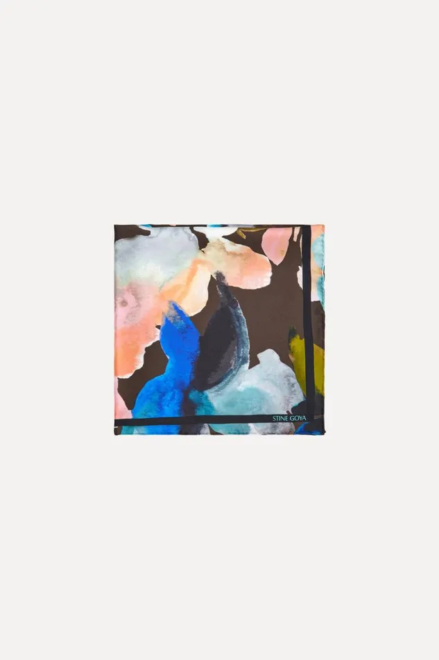 Stine Goya Scarves Small Scarf 8211 Aquarelle Garden 8211 Women