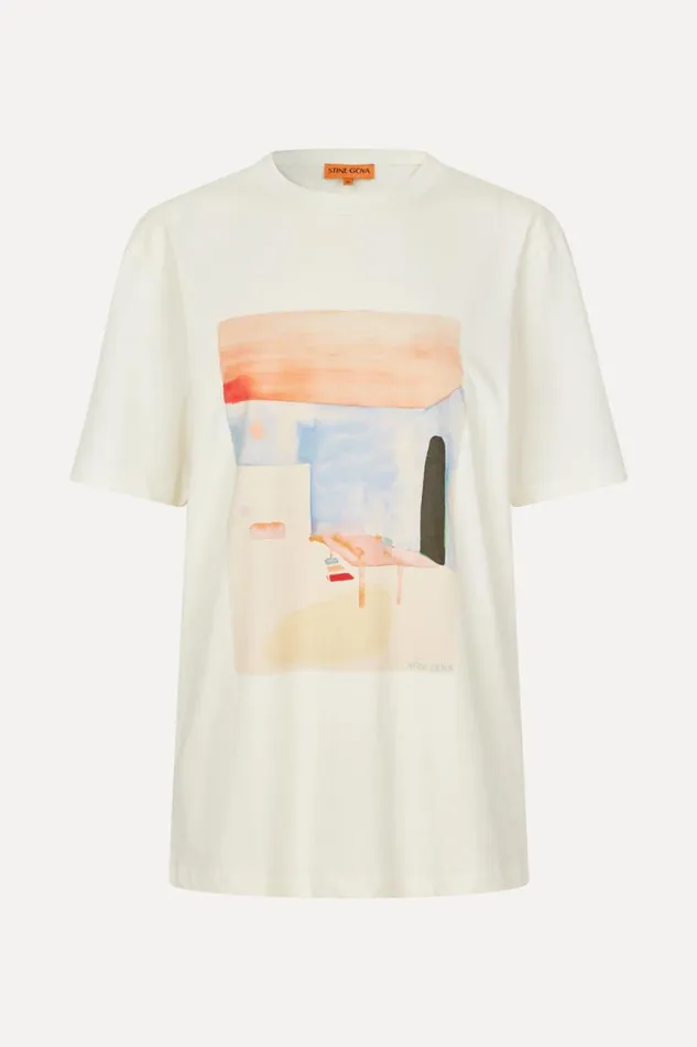 Stine Goya Tops and Shirts Short Sleeve Tshirt 8211 Aquarelle Showroom 8211 Women Stine Goya Tops and Shirts Short Sleeve Tshirt 8211 Aquarelle Showroom 8211 Women