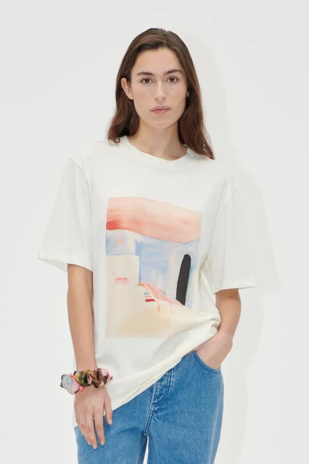 Stine Goya Tops and Shirts Short Sleeve Tshirt 8211 Aquarelle Showroom 8211 Women