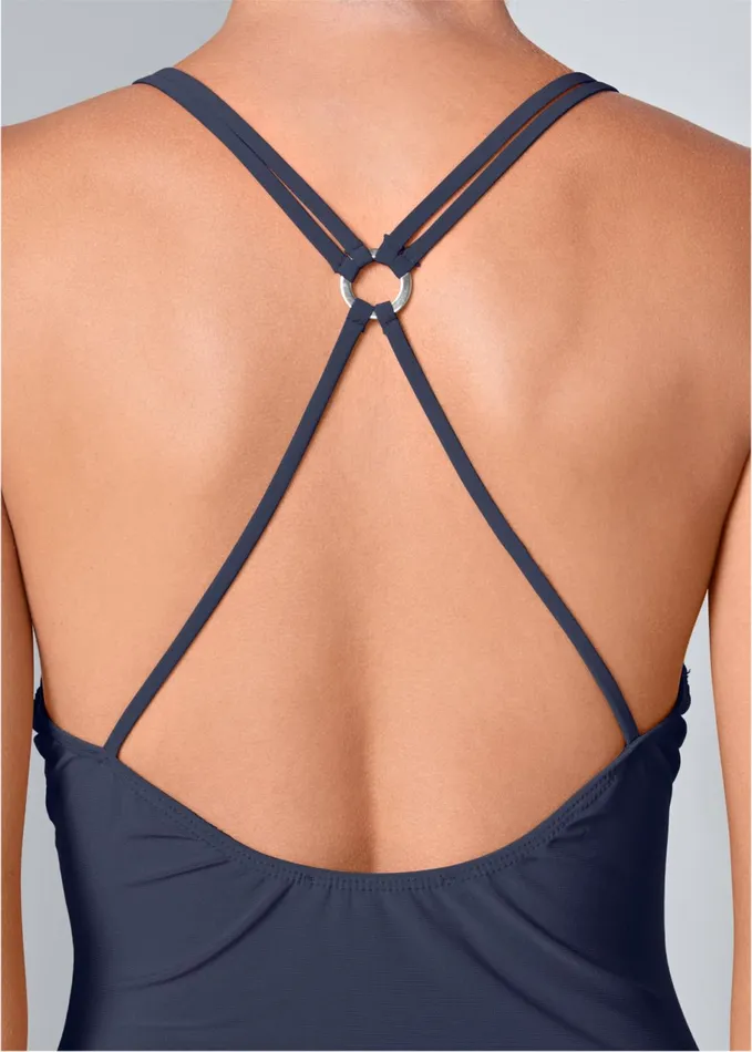 STRAPPY DETAIL TOP Navy Women VENUS Night Out Tops