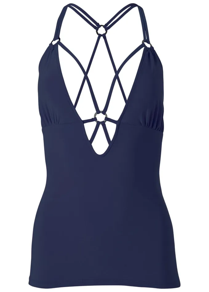 STRAPPY DETAIL TOP Navy Women VENUS Night Out Tops