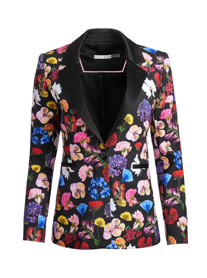 Suits Women Alice Olivia Hundley Blazer Timeless Blossom
