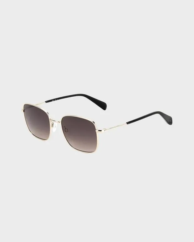 Sunglasses Men Rag and Bone Breton Gold