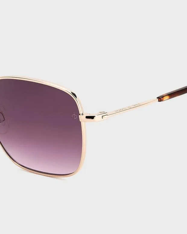 Sunglasses Men Rag and Bone Breton Red Gold