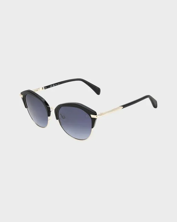 Sunglasses Women Rag and Bone Josie Black