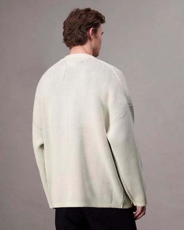 Sweaters Men Rag and Bone Keaton Cotton Cardigan Ivory