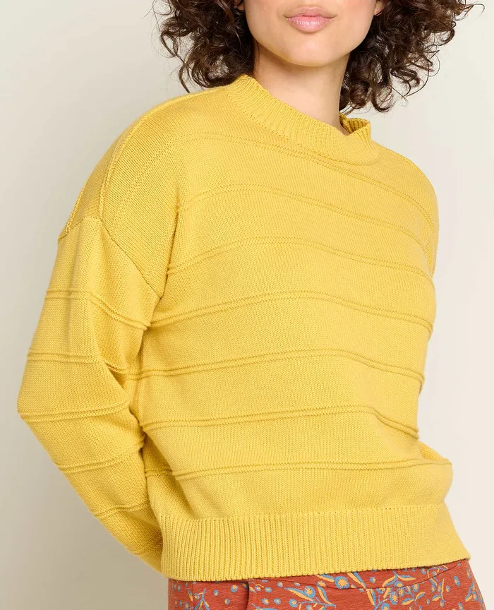 Sweaters ToadandCo Women8217s Bianca II Crew Sweater Chamomile