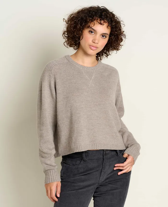 Sweaters ToadandCo Women8217s Foxfern Crew Sweater Dark Chino
