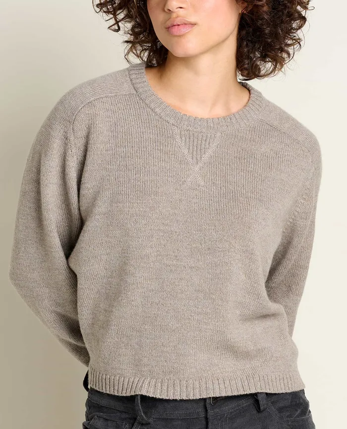 Sweaters ToadandCo Women8217s Foxfern Crew Sweater Dark Chino