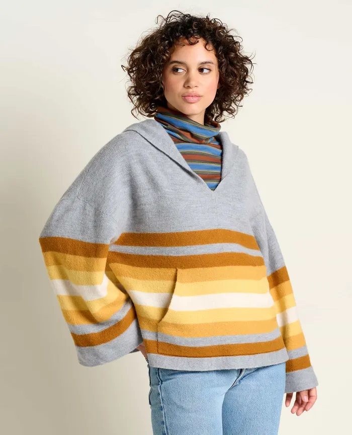 Sweaters ToadandCo Women8217s Heartfelt Poncho Acorn Stripe