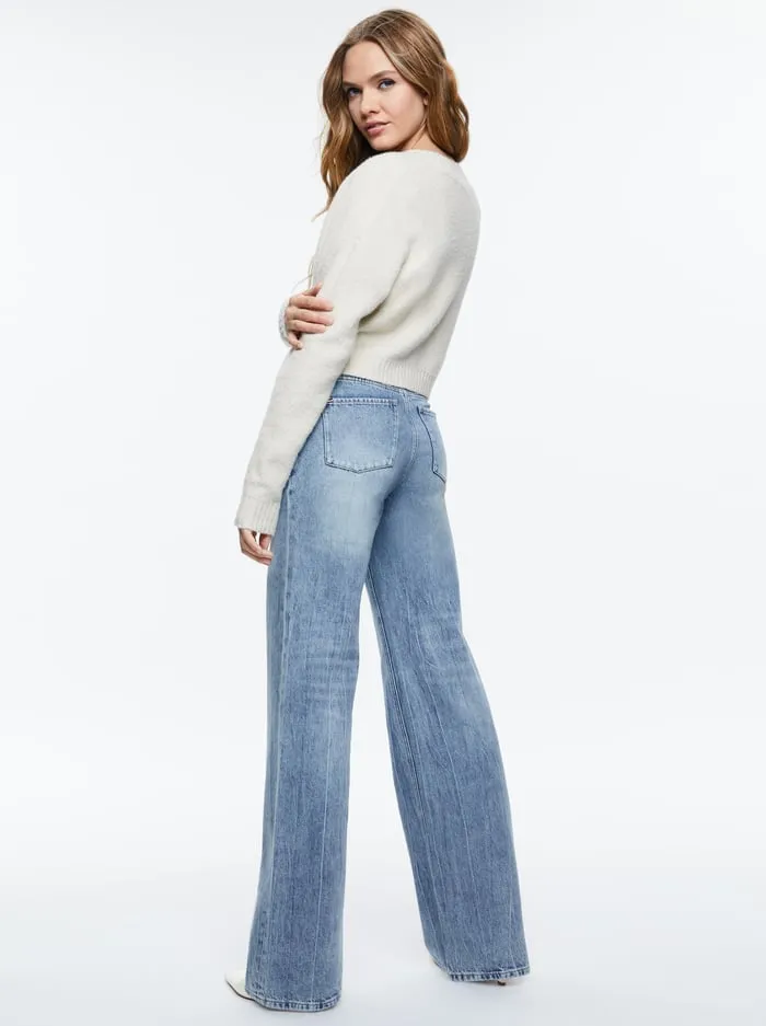 Sweaters Women Alice Olivia Truly Cardigan Oatmeal