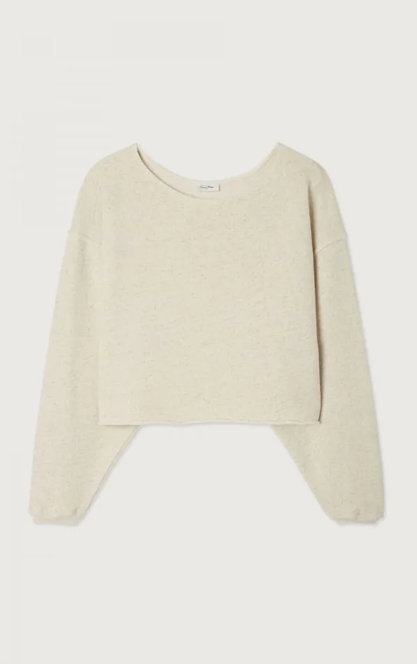Sweatshirt Itonay Melange Ecru Women American Vintage Sweatshirts Sweatshirt Itonay Melange Ecru Women American Vintage Sweatshirts