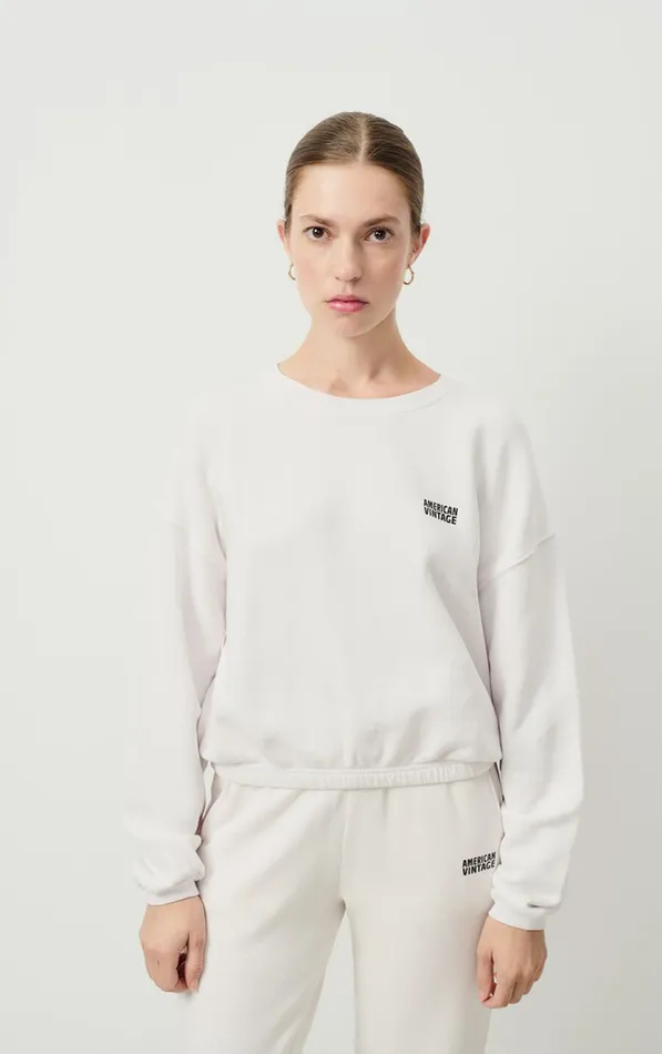Sweatshirt Izubird Vintage Dove Women American Vintage Sweatshirts
