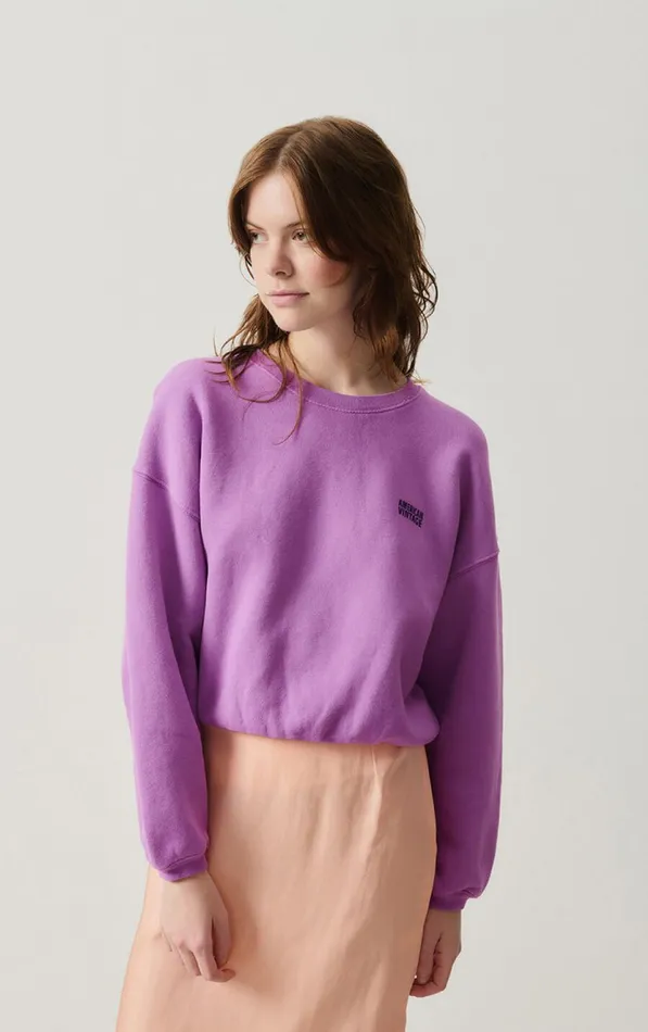 Sweatshirt Izubird Vintage Indian Pink Women American Vintage Sweatshirts Sweatshirt Izubird Vintage Indian Pink Women American Vintage Sweatshirts