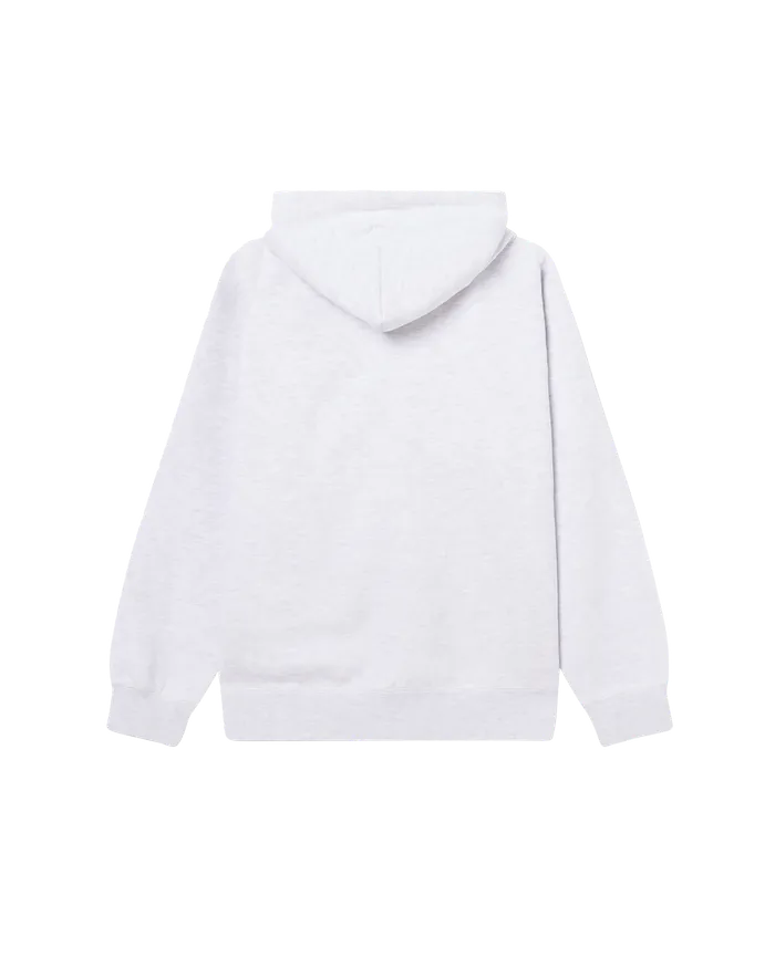 SWEATSHIRTS Men EST WORKS BOLD ZIP HOOD Ash Grey OBEY Clothing