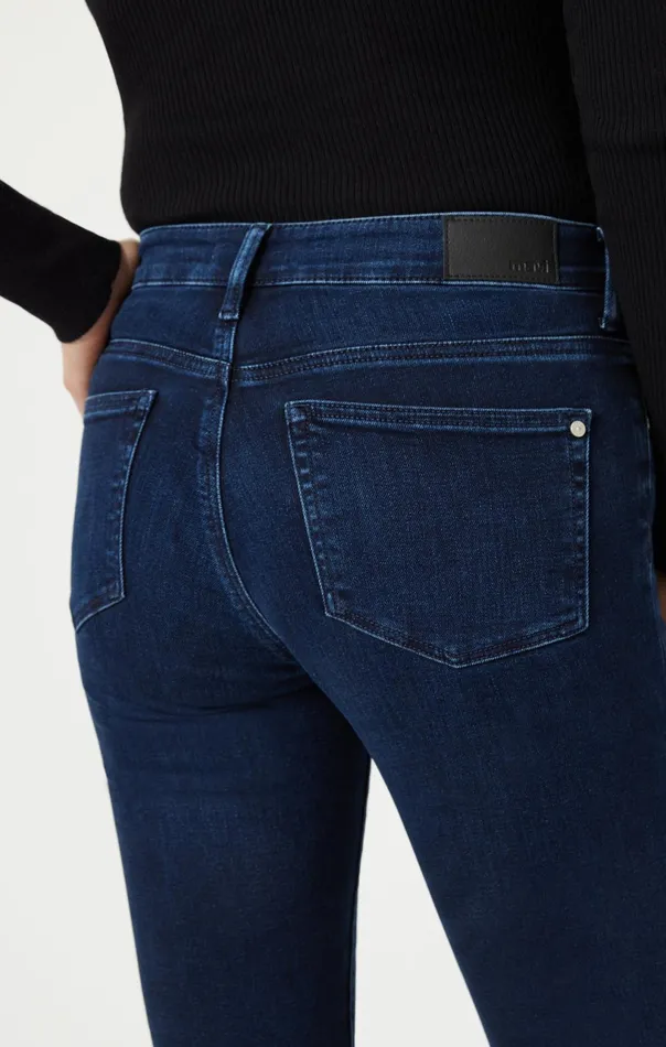 Sydney Flare In Deep Brushed Feather Blue Women Mavi Jeans Denim Sydney Flare In Deep Brushed Feather Blue Women Mavi Jeans Denim