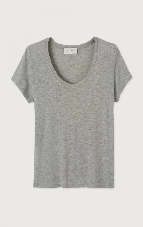 TShirt Jacksonville Heather Grey Women American Vintage Short Sleeve TShirts TShirt Jacksonville Heather Grey Women American Vintage Short Sleeve TShirts