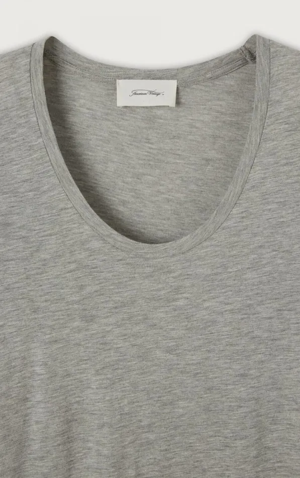 TShirt Jacksonville Heather Grey Women American Vintage Short Sleeve TShirts TShirt Jacksonville Heather Grey Women American Vintage Short Sleeve TShirts