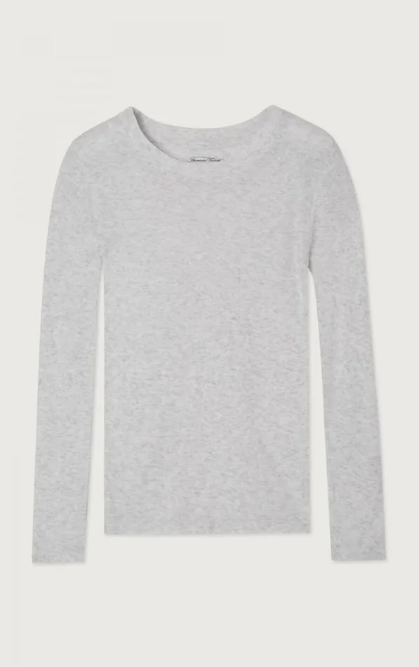 TShirt Massachusetts Heather Grey Kids American Vintage Long Sleeve TShirts TShirt Massachusetts Heather Grey Kids American Vintage Long Sleeve TShirts