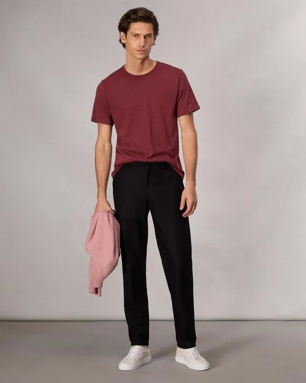 TShirts and Henleys Men Rag and Bone Classic Flame TShirt Maroon