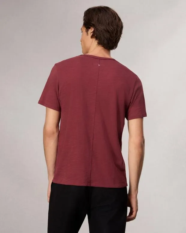 TShirts and Henleys Men Rag and Bone Classic Flame TShirt Maroon