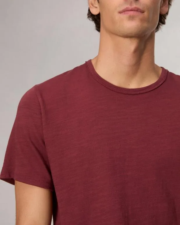 TShirts and Henleys Men Rag and Bone Classic Flame TShirt Maroon