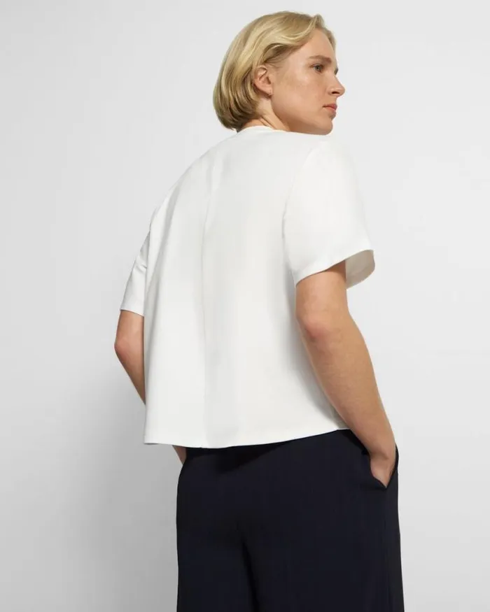 TShirts Tank Tops Women Theory Dolman Sleeve Tee In Cotton Jersey White TShirts Tank Tops Women Theory Dolman Sleeve Tee In Cotton Jersey White