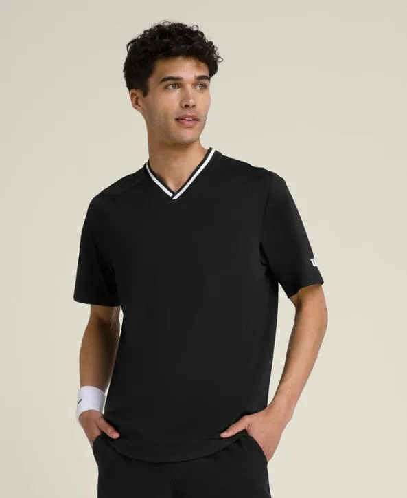 Tanks and TShirts Men Wilson Newport Performance VNeck Tee Black