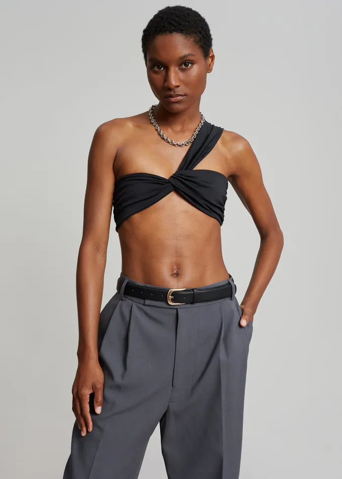 The Frankie Shop Bottoms Bea Suit Pants 8211 Charcoal 8211 Women