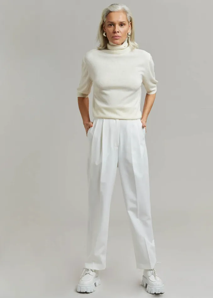 The Frankie Shop Bottoms Bea Suit Pants 8211 White 8211 Women