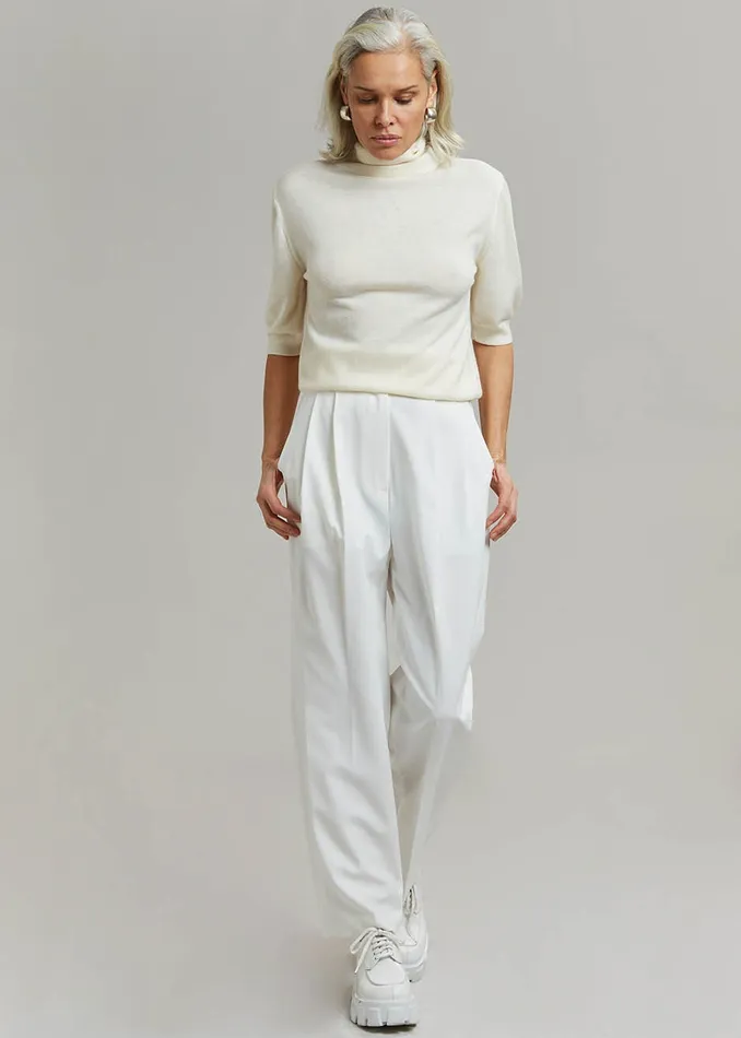 The Frankie Shop Bottoms Bea Suit Pants 8211 White 8211 Women