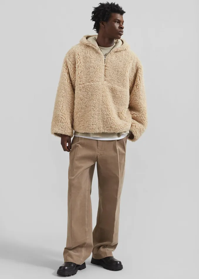 The Frankie Shop Bottoms Beo Corduroy Suit Pants 8211 Latte 8211 Men