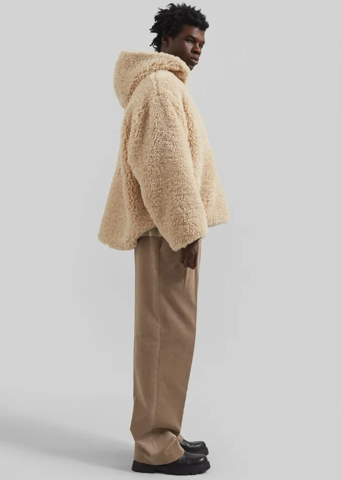 The Frankie Shop Bottoms Beo Corduroy Suit Pants 8211 Latte 8211 Men