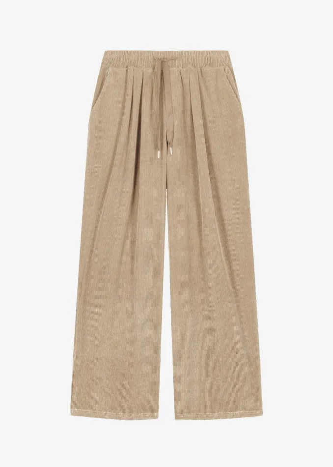 The Frankie Shop Bottoms Brixton Corduroy Joggers 8211 Beige 8211 Men
